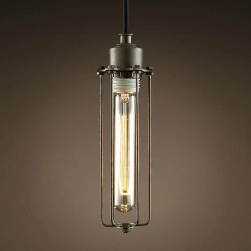 Industrial pendant lamp with long filament LED